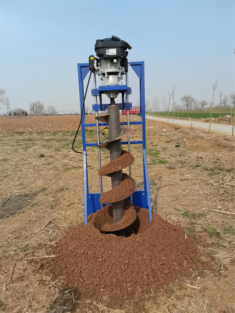 光伏桩打孔机结构简单又实用-河南雷力机械制造有限公司