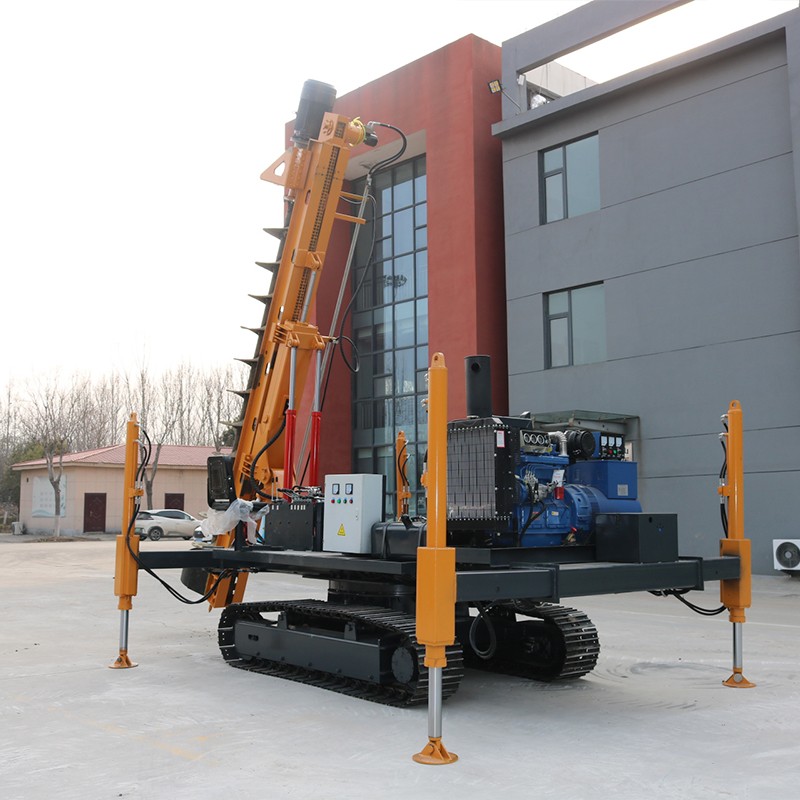 电动光伏打桩机的作用-河南雷力机械制造有限公司