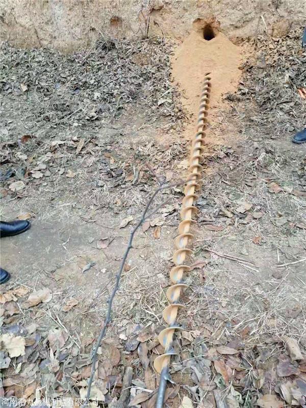 使用手提式挖坑机栽杆小技巧-河南雷力机械制造有限公司