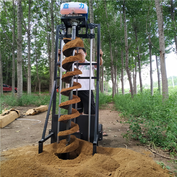 手持管桩掏土机清泥快捷灵活-河南雷力机械制造有限公司